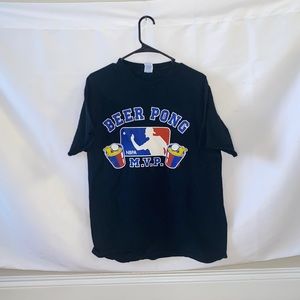 Beer Pong M.V.P. graphic tee